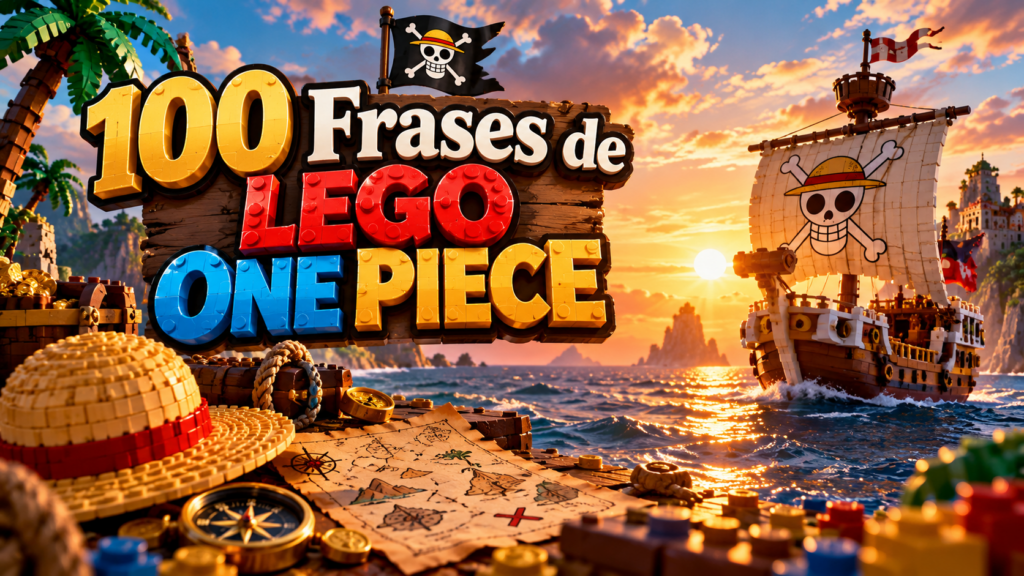 100 frases de LEGO One Piece sobre sueños, amistad y aventura