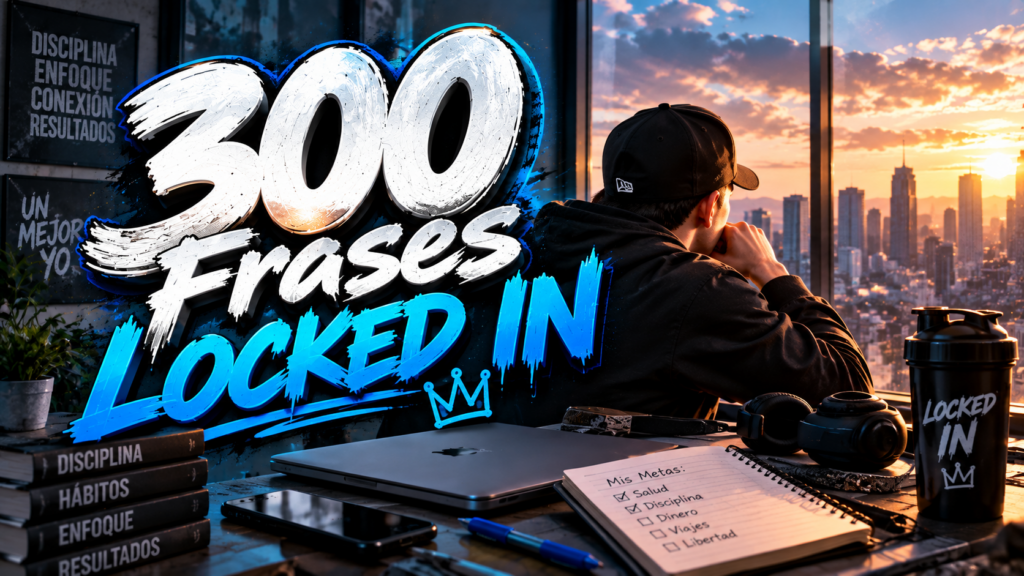 300 frases Locked In para enfocarte y tener disciplina