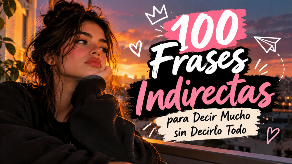 100 frases indirectas para compartir