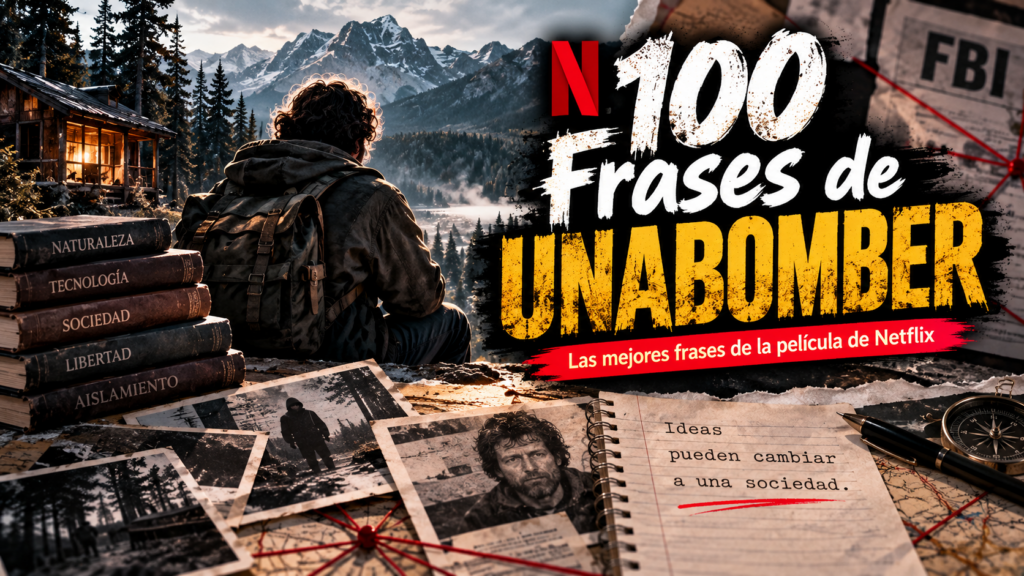 100 Frases de Unabomber película de Netflix