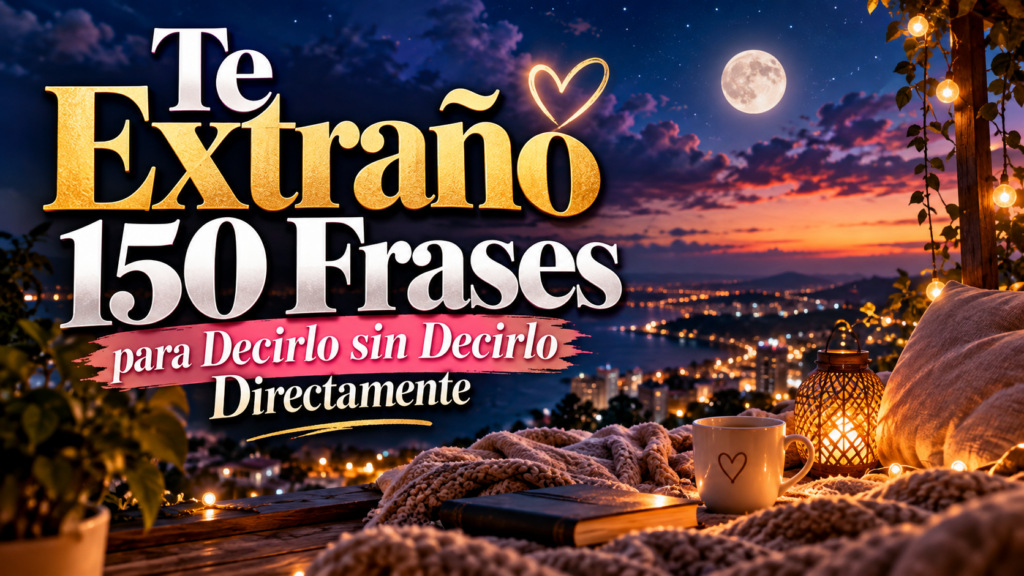 frases para decir te extraño sin decirlo